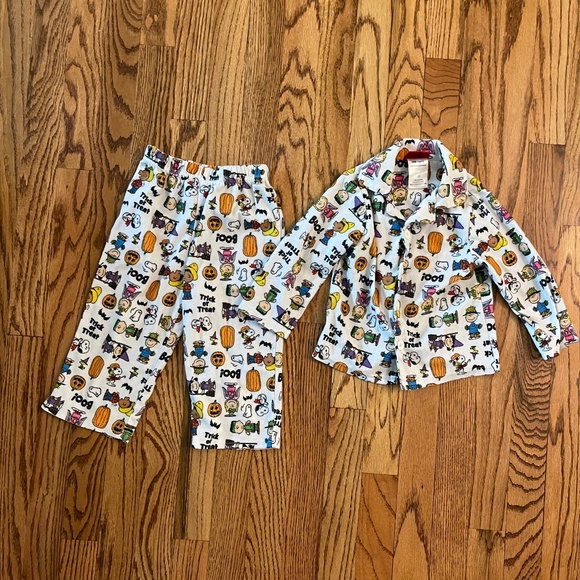 Toddler Peanuts Halloween Pajama Set Size 2T‎ - Picture 1 of 3